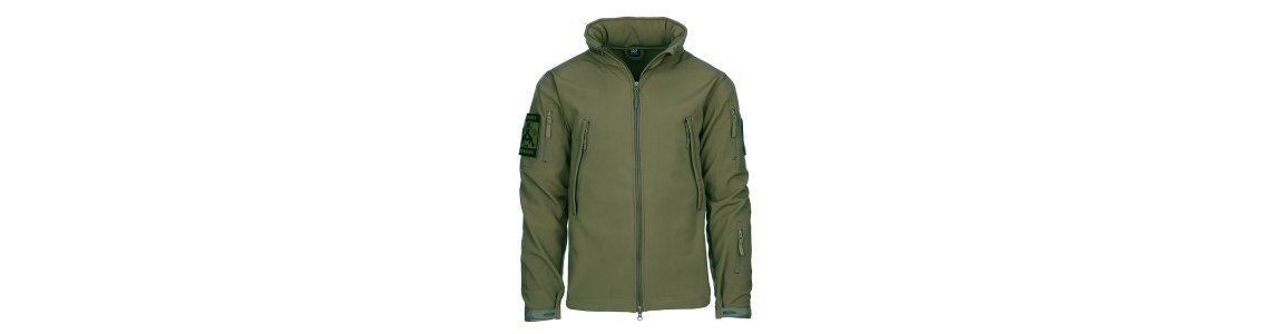 Militärische Softshell Jacken